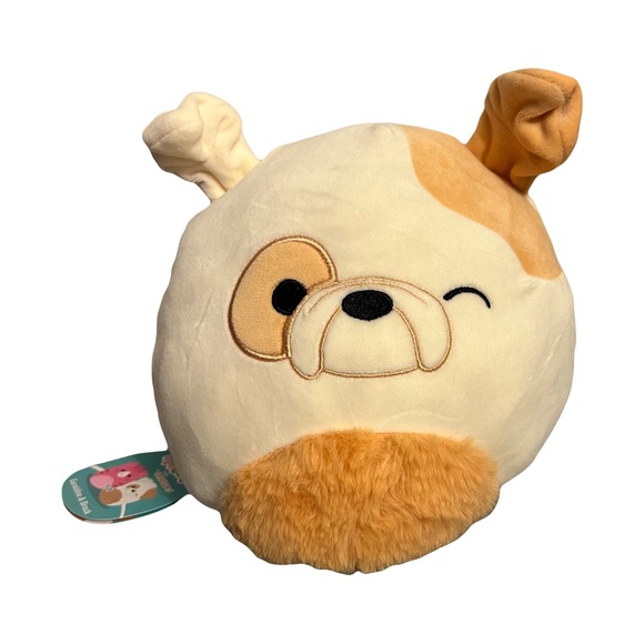 SQUISHMALLOW Flip-a-Mallow 8” Brock the Bulldog and Geraldine the Cat. - Picture 3 of 3